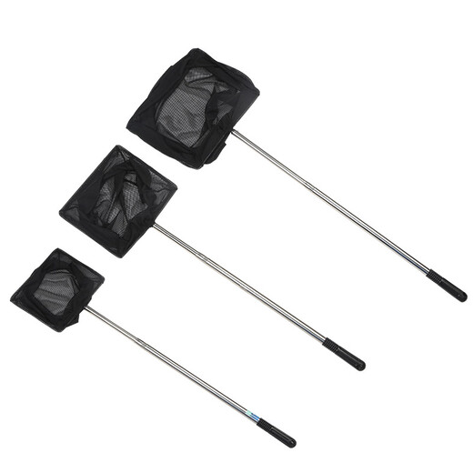 SUNSUN Fish Tank Fishing Net Aquarium Fishing Net Square Handmade Fish Tank Fishing Goldfish Small Fishing Net Black Square Fishing Small Size SX -16 (30*14*13cm)