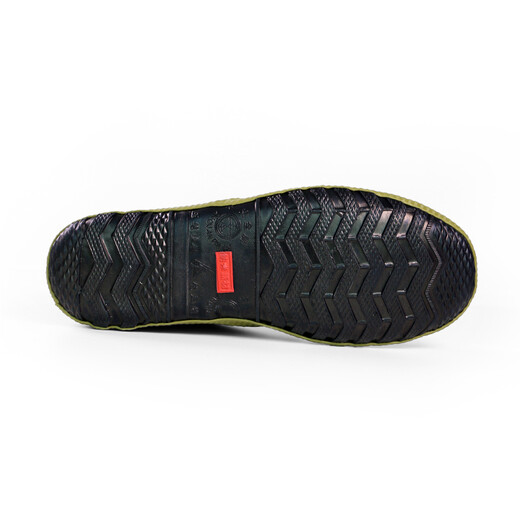 Safety brand (AN QUAN PAI) insulated shoes 5KV electrician shoes Labor protection work breathable canvas liberating shoes Z005 Military green high-top men and women 42