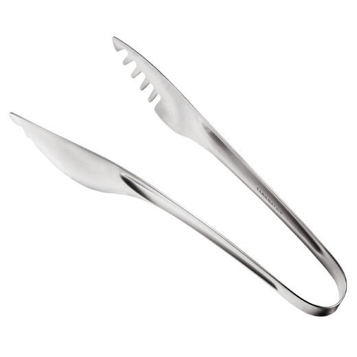 LUCUKU 304 stainless steel food tongs, steak tongs, thickened buffet barbecue bread tongs, hotel food tongs