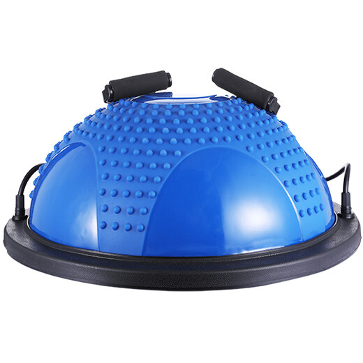 Hua Shi Meng Wave Speed Ball Semi-circular Balance Ball Thickened Explosion-proof Yoga Ball Fitness Rehabilitation Training Massage Balance Hemisphere Blue Massage Balance Ball