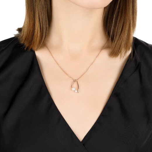 Chow Sang Sang 18K gold Daily Luxe Akoya cultured seawater pearl pendant without necklace 89872P