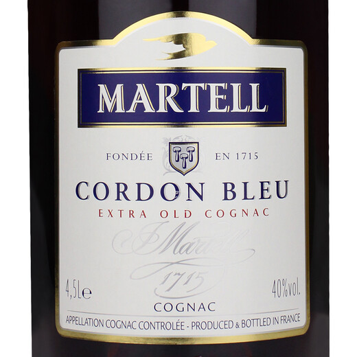 马爹利蓝带4500mL MARTELL干邑白兰地 原装进口 法国洋酒 大瓶装 高华仕 蓝带含摇架 4500mL 1瓶