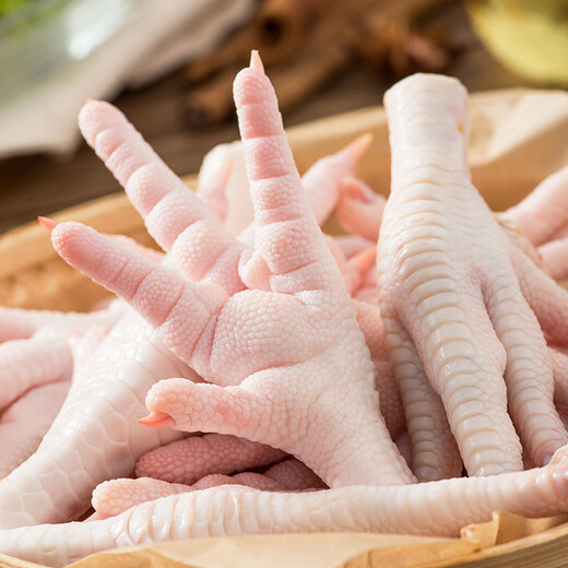 Liuhe single frozen chicken and chicken feet 1.6Jin Jin is equal to 0.5kg White feather chicken grilled chicken feet braised chicken feet barbecue sauce braised ingredients