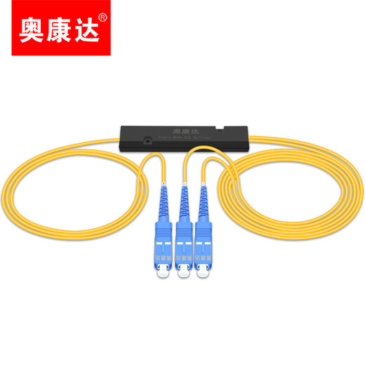 
Okonda Telecom level 1 point 2 fiber splitter Optical splitter Single mode square head SC/UPC Armored fiber splitter One point 2/4 pigtail splitter SC fiber splitter 1 point 2 12001B 2 meters
