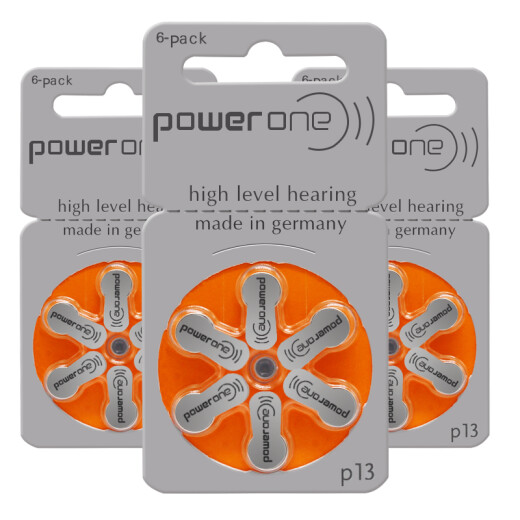 峰力瑞声达 助听器原装电池powerone P10/P13/P312/P675 P675（五版 30颗）