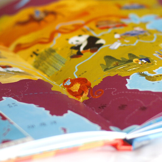 [Original old book] Beidou Children's Book* World Map: Travel with Dad (Encyclopedia Knowledge Edition) Large Open Book, Hardcover Picture Book [English] Nick Corene 9787555701**4 Chengdu Map Publishing House