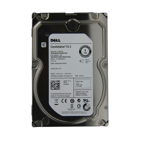 Dell Enterprise Server-Festplattenzubehör SAS 1 TB 2 TB 3 TB 4 TB 6 TB 8 TB 10 TB 600 GB SAS 15.000 U/min 2,5 Zoll