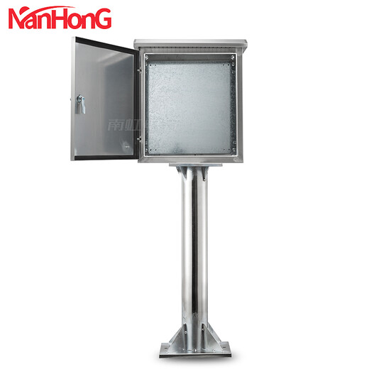 Roots outdoor waterproof and rainproof column box outdoor stainless steel distribution box floor-standing new energy charging pile protection box monitoring column 1 meter 400 500 200 thickened