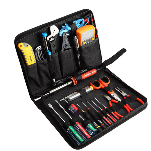 XJ tool set electronic welding repair tool set 29 tools soldering iron multimeter screw RTS2 RTS2