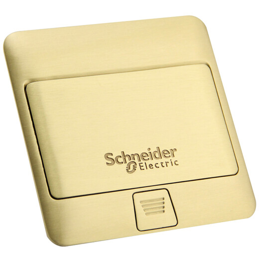 Schneider Electric Five-hole floor plug-in with damping pop-up floor Floor socket copper (excluding bottom box) E226C10U