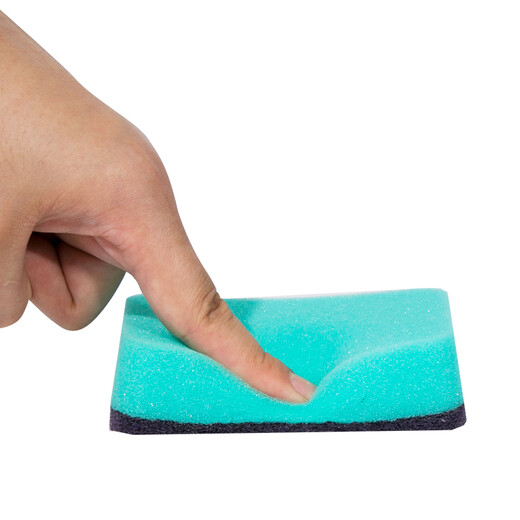 Miaojie sponge scouring pad 5 pieces, dishwashing cotton, oil removal, easy to absorb water, kitchen household artifact