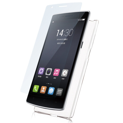 DEVIA natural transparent protective case + screen protector set for OnePlus