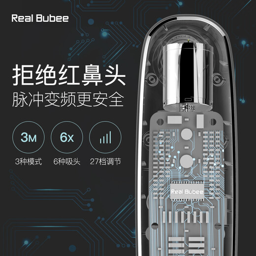 Royal Bubi Blackhead Extractor, Blackhead Cleaning Artifact, Blackhead Suction Instrument, Facial Acne Cleaning Electric Massage Beauty Instrument, Gift, Single Host USB Charging Model