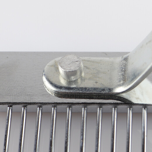 Juchuangqi Pet Comb Large Nail Rake Comb Medium and Large Dog Long-haired Dog Golden Retriever Samoyed Dog Hair Open Knot Row Comb Round Head Needle Comb Plastic Handle Nail Rake Comb Length 18* Width 16* Height 4cm