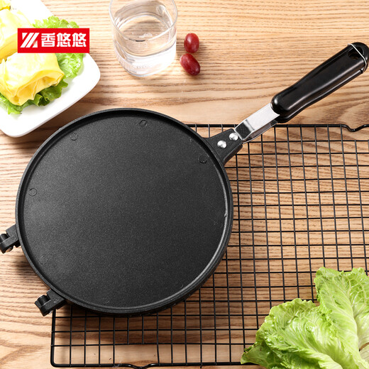 Xiangyouyou (XIANGYOUYOU) egg roll mold household round crispy machine gas double-sided baking tool to make egg rolls egg roll mold 17cm egg roll mold