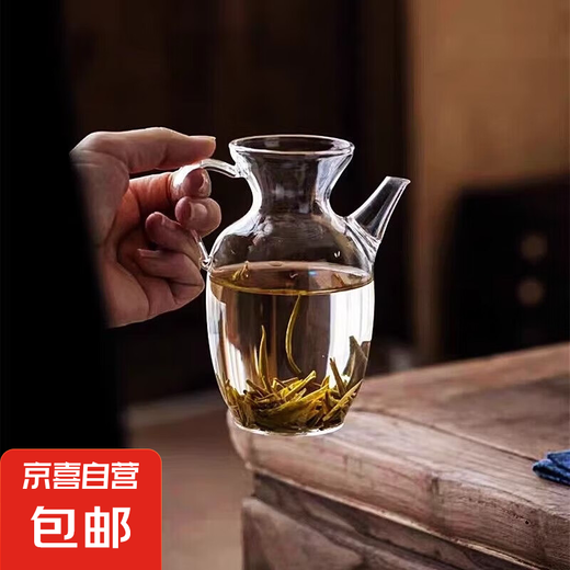 Household thickened teapot imitation Song Dynasty teapot heat-resistant high-temperature glass simple handmade new style