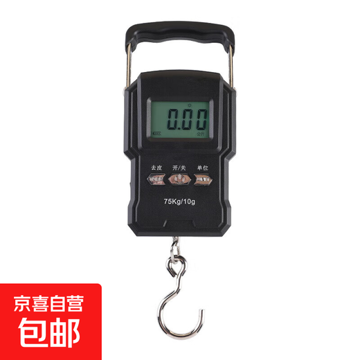 Balance électronique portable de haute précision, petite balance express, crochet domestique portable, crochet à élingue commercial, balance à poisson pour bagages à ressort, balance électronique portable-batterie de 50 kg Modèle chinois Aucune spécification