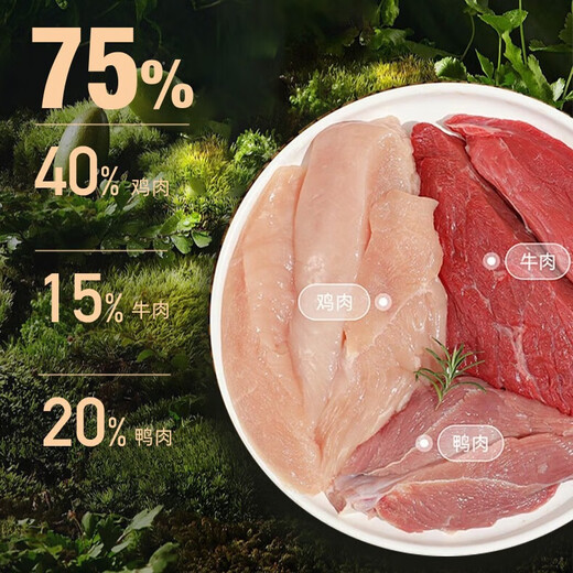 Jingqi Grain-Free Fresh Meat Dog Food for All Stages of Adult Dogs and Puppies, Medium-sized Dogs and Large Dogs, Full-price Universal Freeze-Dried Natural Dog Food, Full-price Universal Dog Food 100Jin Jin is equal to 0.5kg (Freeze-dried Seven Pieces)