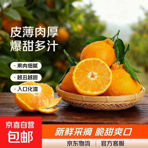 早熟新鲜丑橘应季新鲜水果酸甜多汁整箱包邮 5斤装