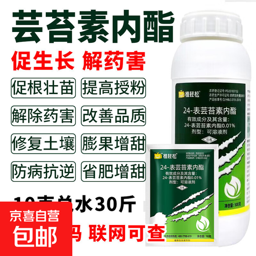 Brassinolide growth regulator 500g to protect flowers and fruit trees, cucumbers, citrus, and fruit-drop prevention plants