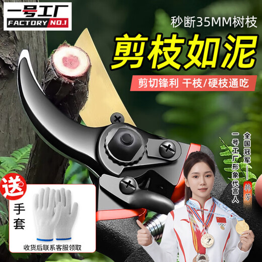 No. 1 Factory Gardening Shears, Pruning Shears, Powerful Thick Branch Shears, Special Pruning Tools for Fruit Trees and Bonsai, Golden Eagle Beak Hand Guard