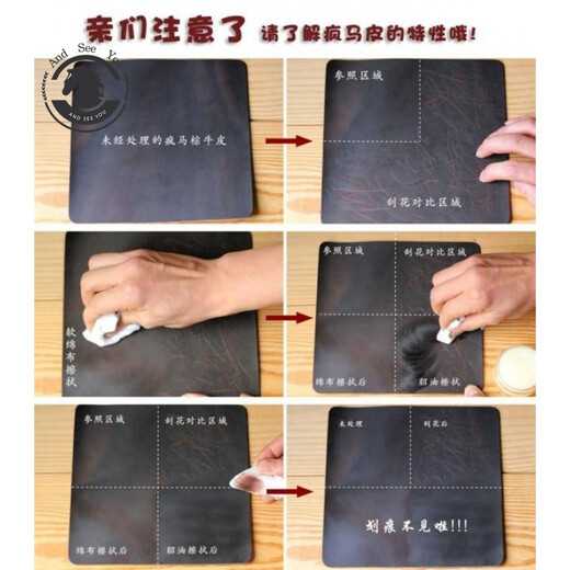 Andseeyou Brand Fabriqué à la main Crazy Horse Wallet Men Men's Brand Money Chuck Couche Cow Hide Card Sac Id Sac authentique portefeuille en cuir horizontal