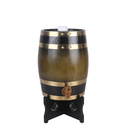 5L-225L vertical style oak wine barrel grape red wine barrel wooden white wine barrel wooden barrel decoration 20L vertical natural color aluminum foil liner wine barrel