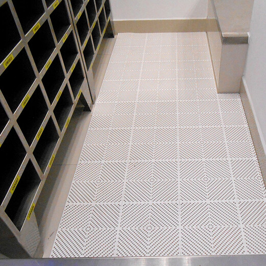 Indaro Indaro Bathroom Non-slip Shower Bath Children's Swimming Pool Cuttable Hollow Hydrophobic Bathroom Toilet Mat White 9 pieces 30cm*30cm*9 pieces without edges