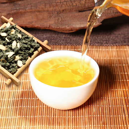 Yiyantang Hainan Specialty Ginseng Lan Guiren Tea Wuzhishan Special Ginseng Oolong Tea Strong saveur 2025 Nouveau thé Ginseng Oolong Tea 125g * 4 canettes Sac-cadeau