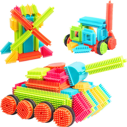 Yazhijie toys children's assembled building blocks large particles early education teaching aids kindergarten building with base plate birthday holiday gift