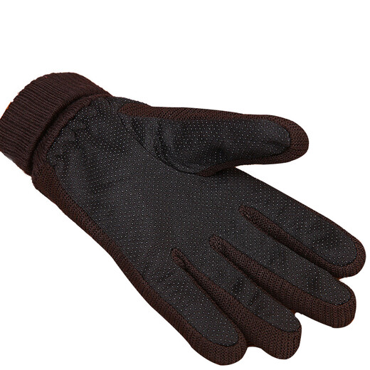 Bovonik Winter Warm Gloves Plus Velvet Thickened Student Outdoor Cycling Cycling Gloves Men's Cold and Windproof Gloves