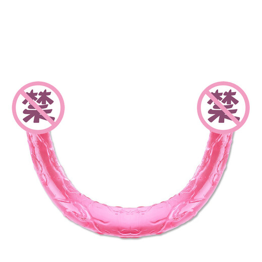 Jiuai Doppelköpfiger Drachen simulierter Penis für Frauen Masturbationsgeräte Lesbian Lara Lesbian Appliances Sex Toys Erwachsene Produkte Pink Doppelköpfige Drache [3 Geschenke]