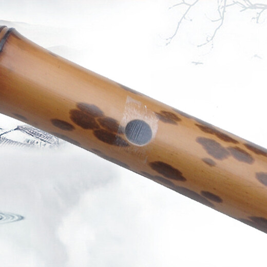 
Mr. Guanzi's hand-tuning professional performance collection of Huaban Xiangfei bamboo flute and horizontal flute instruments Da A