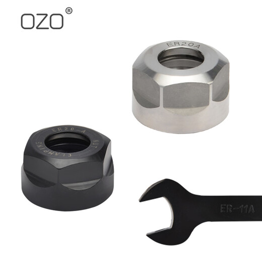 OZO CNC tool handle engraving machine spindle ER nut pressure cap nut A type UM type ER11ER16 20 25 32 conventional ER16A