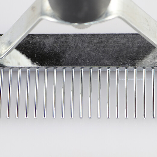 Juchuangqi Pet Comb Large Nail Rake Comb Medium and Large Dog Long-haired Dog Golden Retriever Samoyed Dog Hair Open Knot Row Comb Round Head Needle Comb Plastic Handle Nail Rake Comb Length 18* Width 16* Height 4cm