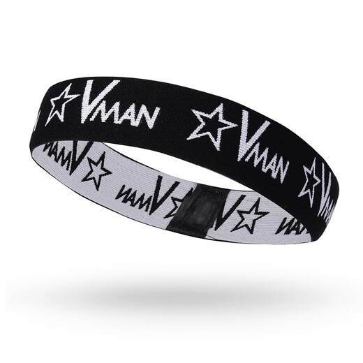 
Ilov Korean sports hairband trendy men and women face wash cover Korean version of running and fitness sweat-absorbing headband simple headwear Sanskrit