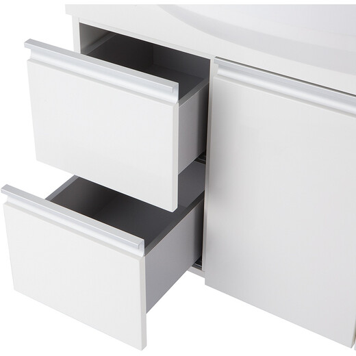 TOTO bathroom cabinet set 0.9 meters bathroom counter basin + faucet black/white optional LDKW903K/W (06-A)