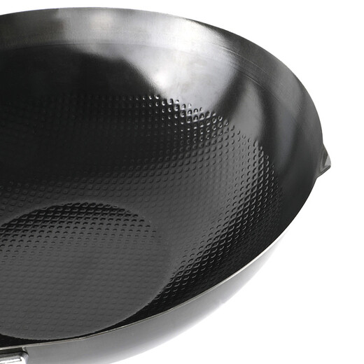 KANKUMA Concave and Reveal Chinese Wok 30cm Lightweight, uncoated physical non-stick pan, stir-frying iron pot, high-purity iron pot imported from Japan