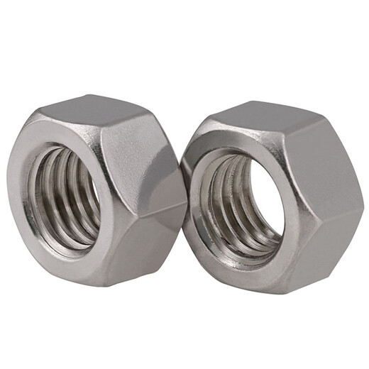 316/304 stainless steel hexagonal nut complete set hexagonal nut screw cap bolt screw nut DIN934 M4 100 pieces 304 coarse thread