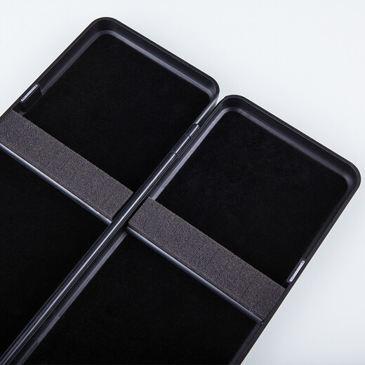 Folk artist fish float box black ABS plastic float box fishing gear supplies float box black ABS float box 51CM