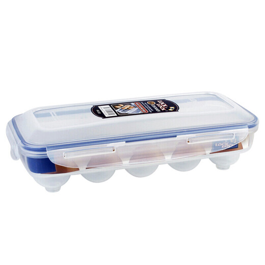 LOCK&LOCK plastic crisper egg carton storage box refrigerator storage box can hold 10 eggs