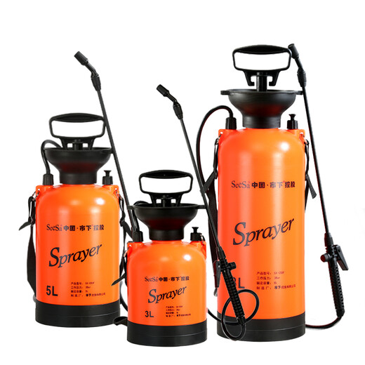 Shixia (seesa) Shixia brand watering kettle, gardening watering kettle, watering flower, pesticide sprayer, agricultural manual air pressure sprayer 3L with stainless steel pole