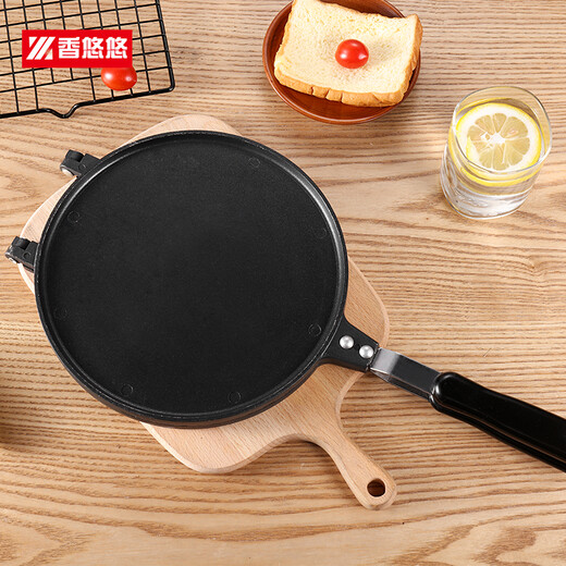 Xiangyouyou (XIANGYOUYOU) egg roll mold household round crispy machine gas double-sided baking tool to make egg rolls egg roll mold 17cm egg roll mold