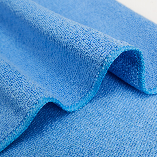 Bingxingmeng housekeeping cleaning rag absorbs water, does not shed lint, thickened towel, wipes glass, wipes floor, wipes tablecloth, cleans kitchen, strong water absorption, green 30*30, medium thickness, 10 pieces