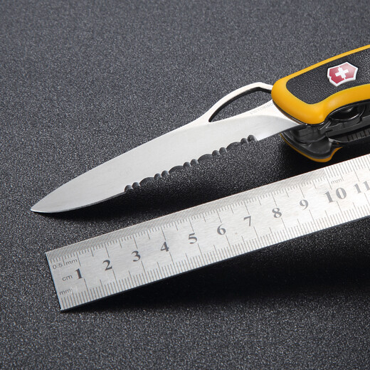 Victorinox Swiss Army Knife Delemon New Knight-Ocean Knight 22 functions Wavy Blade 2 screws anti-slip handle 0.9798.MWC8