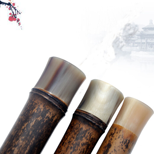 La flauta de bambú púrpura hecha a mano del Sr. Guanzi tocó profesionalmente la flauta seleccionada Materials Old Material Master de prueba Galte G Tune + Conjunto completo de accesorios