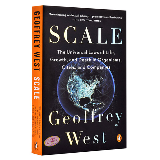 预售 规模：复杂世界的简单法则 英文原版 Scale  王小川、万维钢、尼尔·弗格森等联名推荐