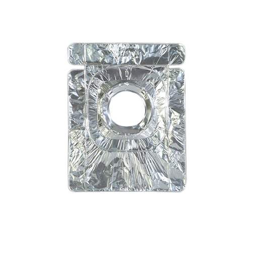 Yu Yi kitchen gas stove thickened aluminum foil gas stove gas stove tin foil high temperature resistant cleaning pad greaseproof paper 10 pieces 33*41* (hole 10cm can be cut)