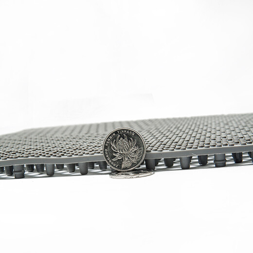 Indaro Indaro Bathroom Non-slip Shower Bath Children's Swimming Pool Cuttable Hollow Hydrophobic Bathroom Toilet Mats Light Gray 6 pieces 30cm*30cm*6 pieces without edges