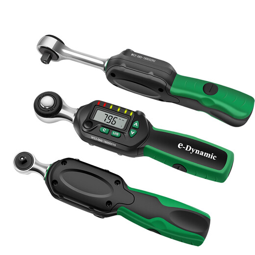 China Taiwan e-Dynamic imported electronic digital display torque wrench torque wrench torque wrench preset adjustable tool auto repair testing instrument professional grade 3/8 torque 6.8-135Nm